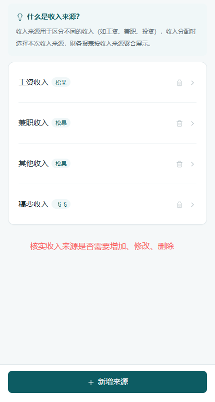 收入来源确认