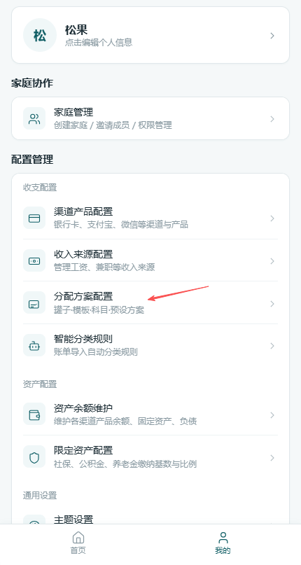 分配方案入口